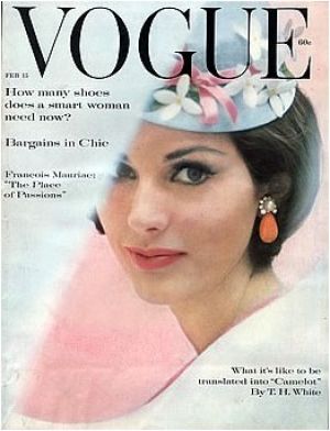 Vintage Vogue magazine covers - wah4mi0ae4yauslife.com - Vintage Vogue February 1961.jpg